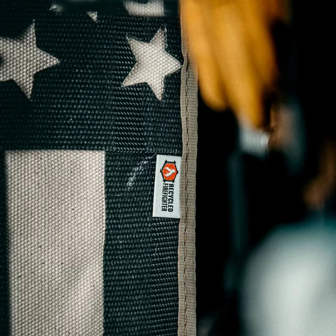 Thin Blue Line Fire Hose American Flag