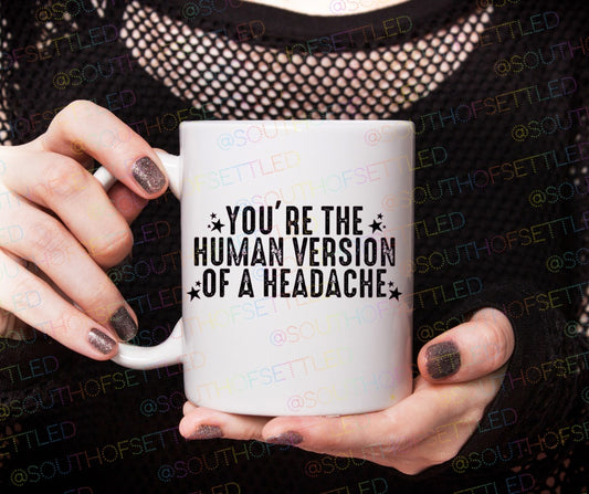 Human Headache Mug