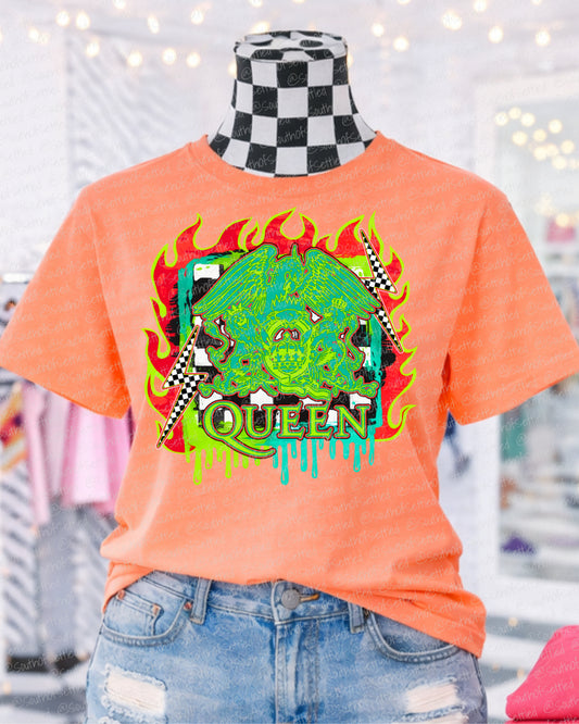 Neon Rock Graphic Tee | Modern Concert Style Shirt | Edgy Music Graphic T-Shirt