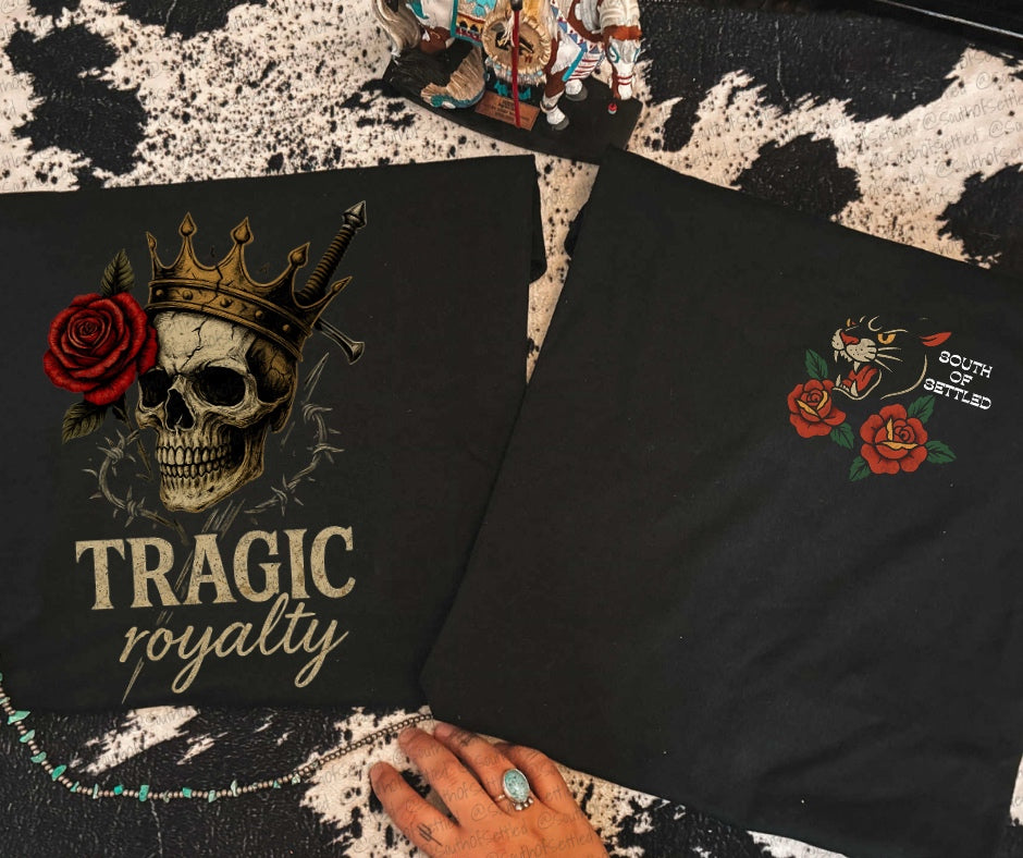 Tragic Royalty Back Print Tee