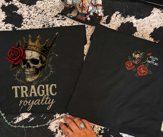 Tragic Royalty Back Print Tee